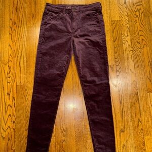 American Eagle High Rise Jegging - Crushed Velvet & Super Stretch - Size 6 Long